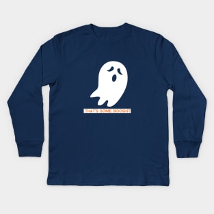 Booshit shirt, Halloween shirt, Halloween Shirt Idea, Halloween Shirt Designs, pumpkin Kids Long Sleeve T-Shirt